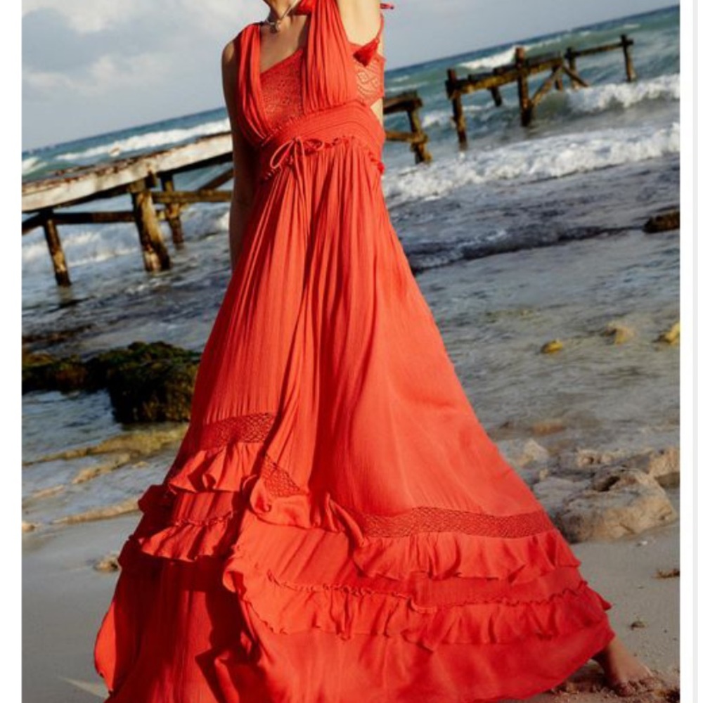 Free People Santa Maria Maxi Dress RARE